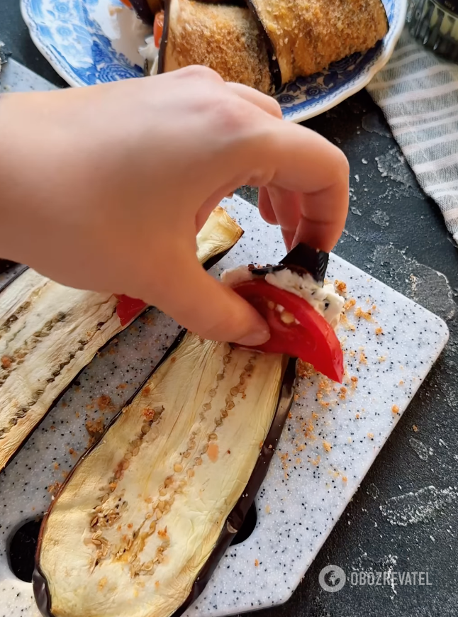 Eggplant appetizer.