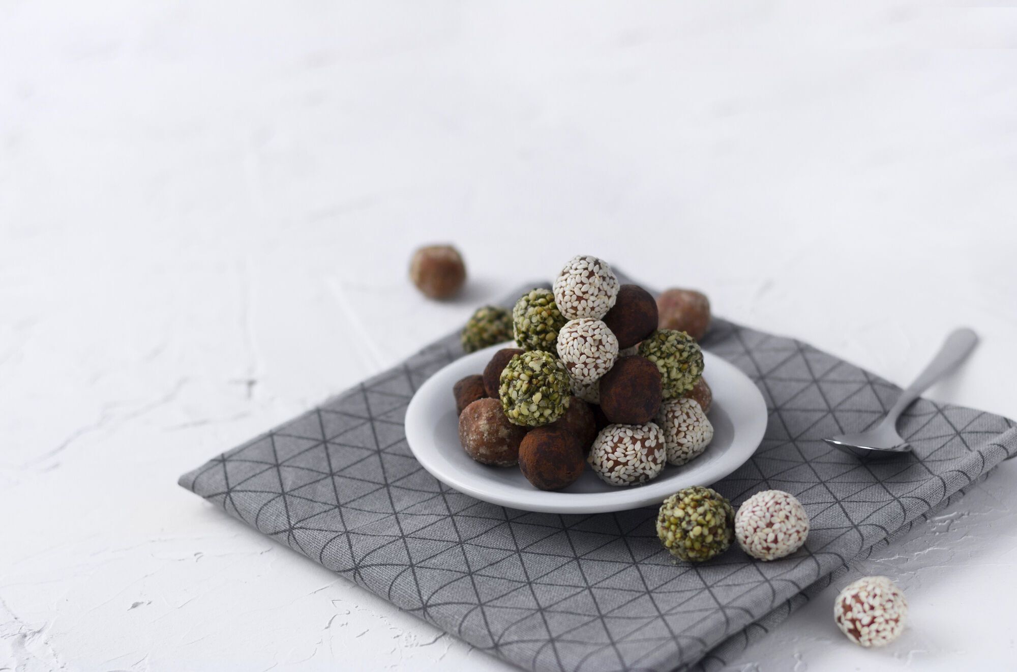 Healthy candies with carob