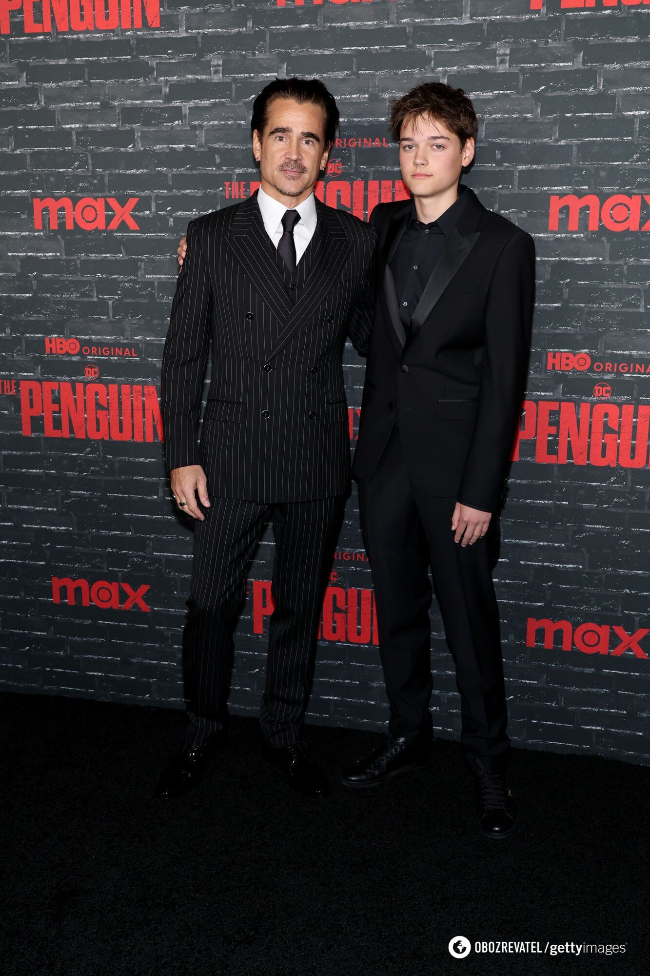 Batman star Colin Farrell appeared on the red carpet with his handsome younger son, who is rarely seen in public. Photo.