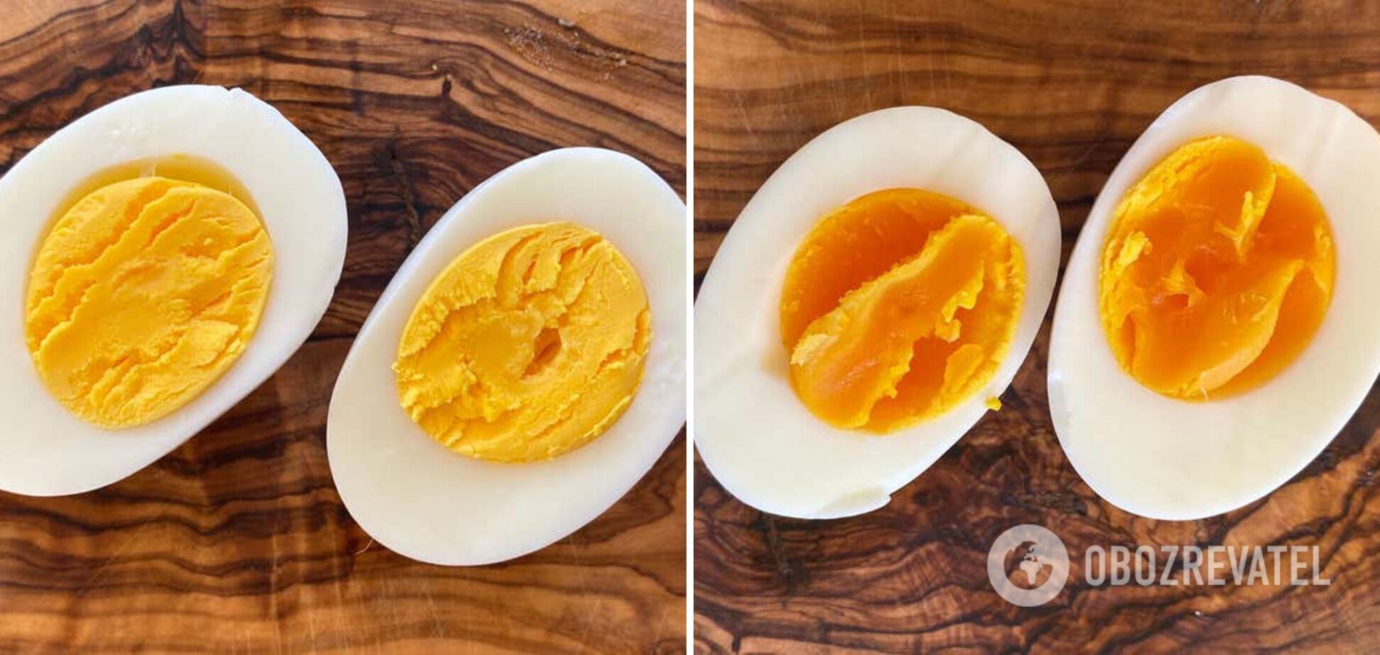 Appearance of the 5-5-5 egg yolk and the usual traditional egg yolk