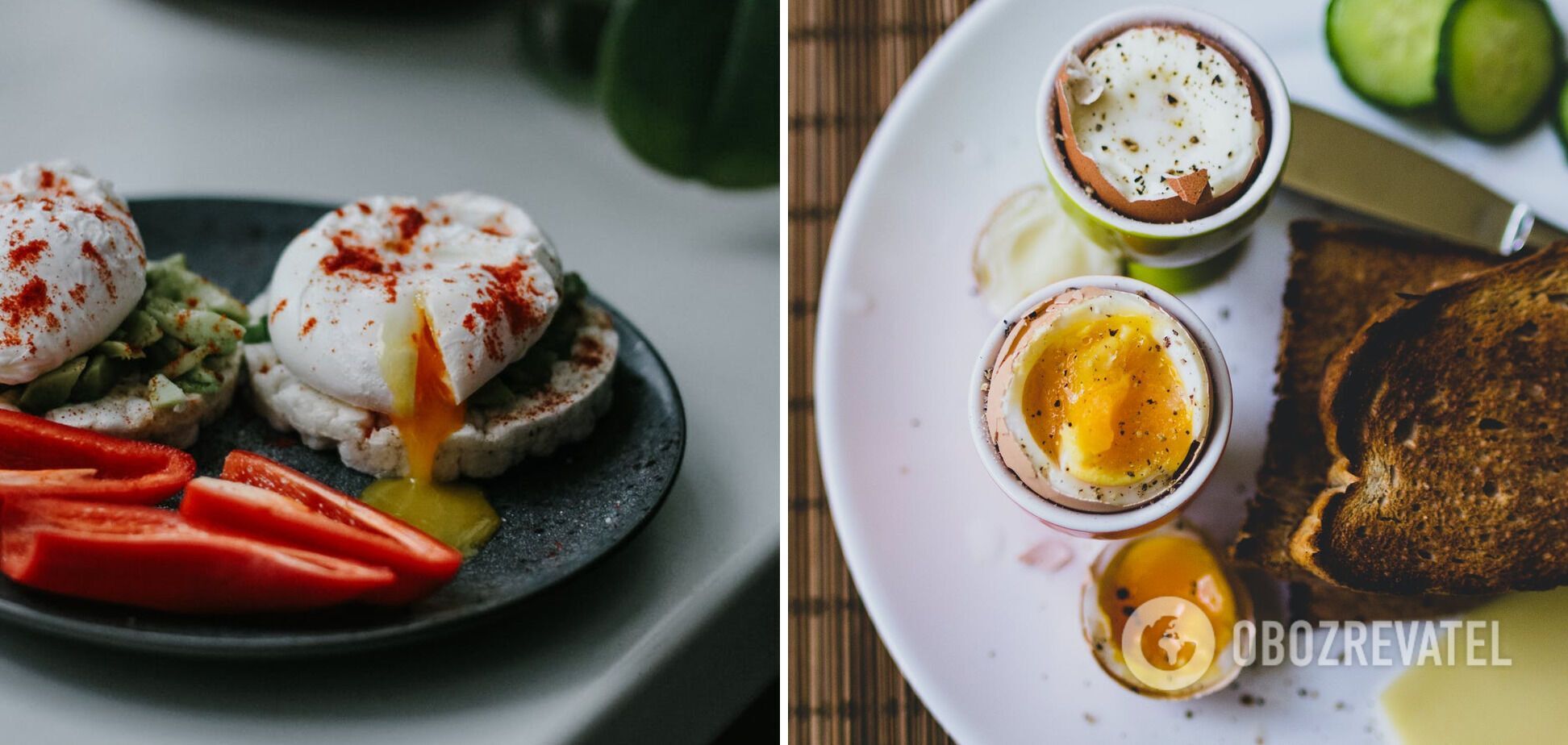 Poached egg without vinegar and foil