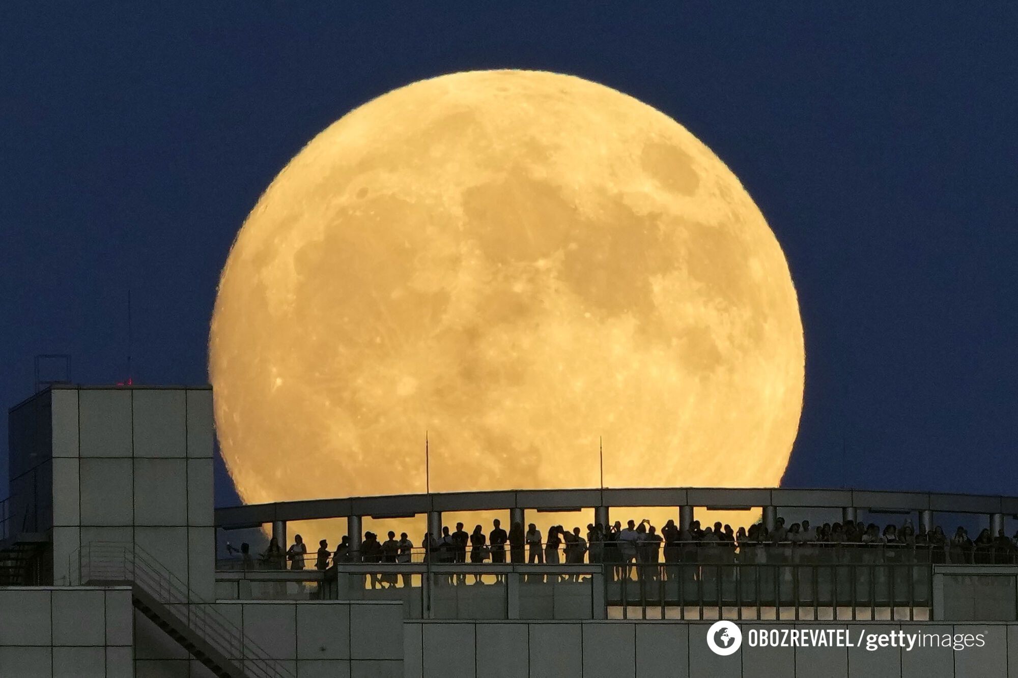 It's something out of this world! This is how people will remember the fabulous Harvest Supermoon of 2024. Photo