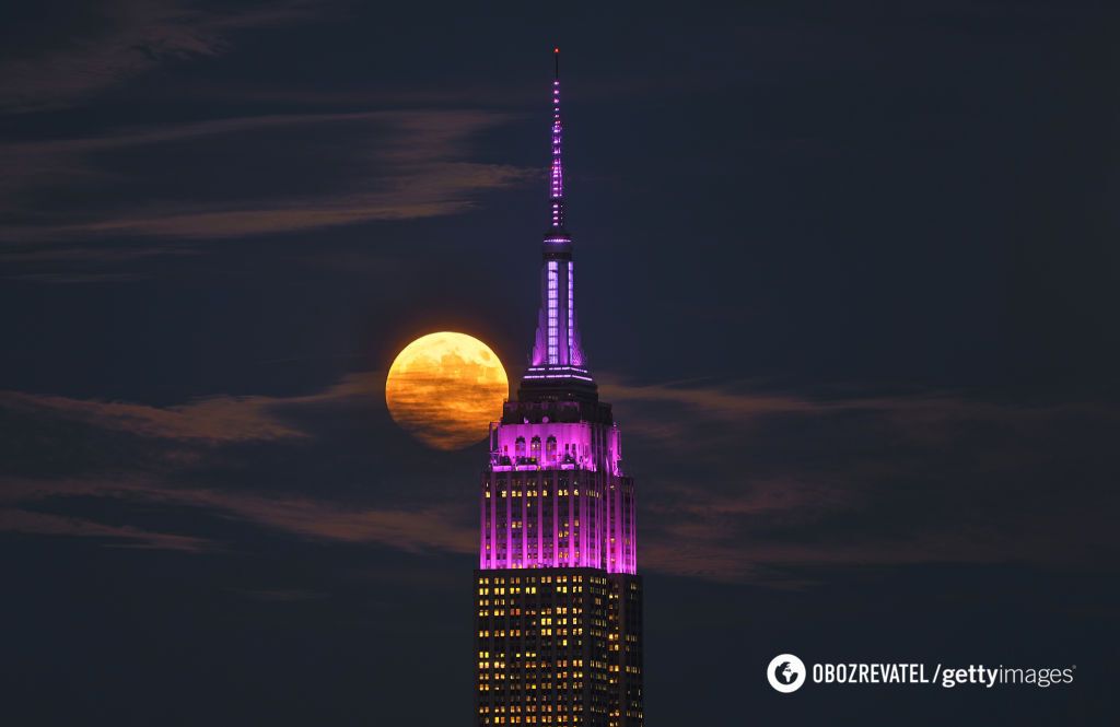 It's something out of this world! This is how people will remember the fabulous Harvest Supermoon of 2024. Photo