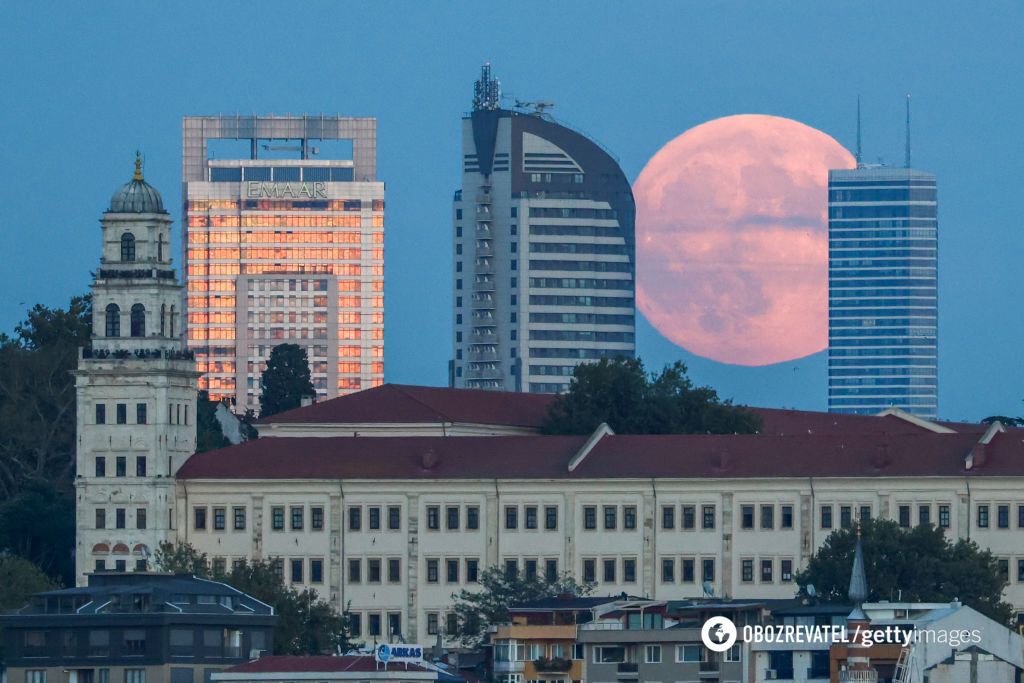 It's something out of this world! This is how people will remember the fabulous Harvest Supermoon of 2024. Photo