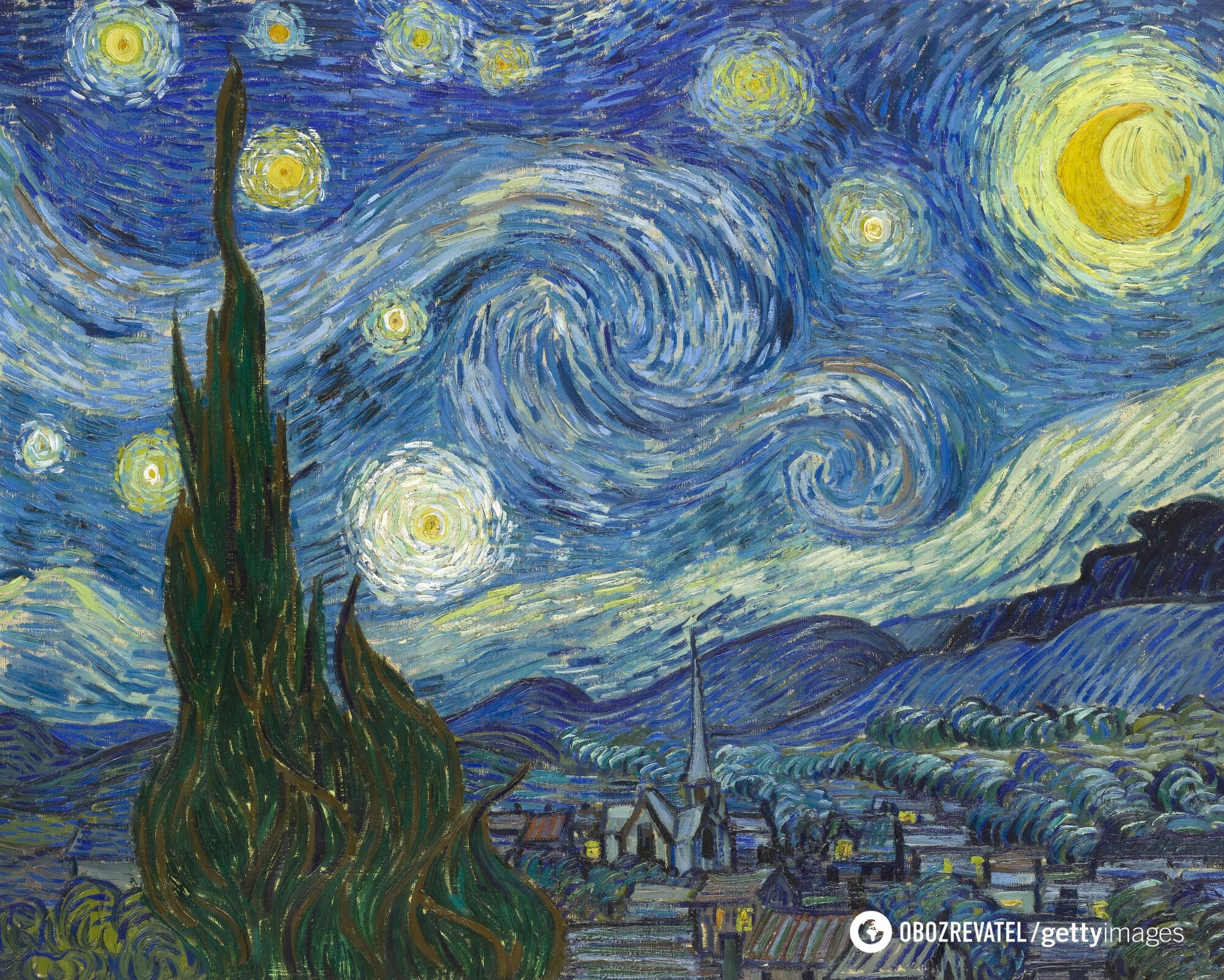 ''Starry Night'': a strange physical phenomenon was discovered in Van Gogh's famous masterpiece