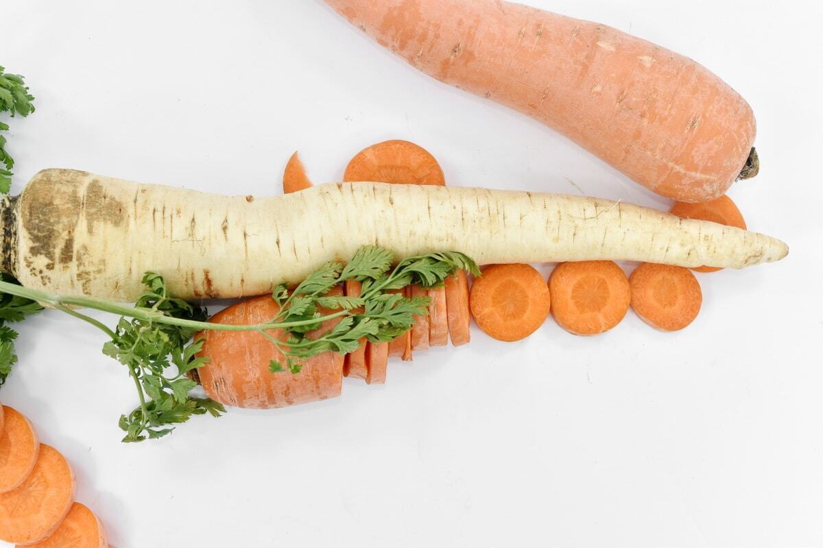 Carrots and parsnips