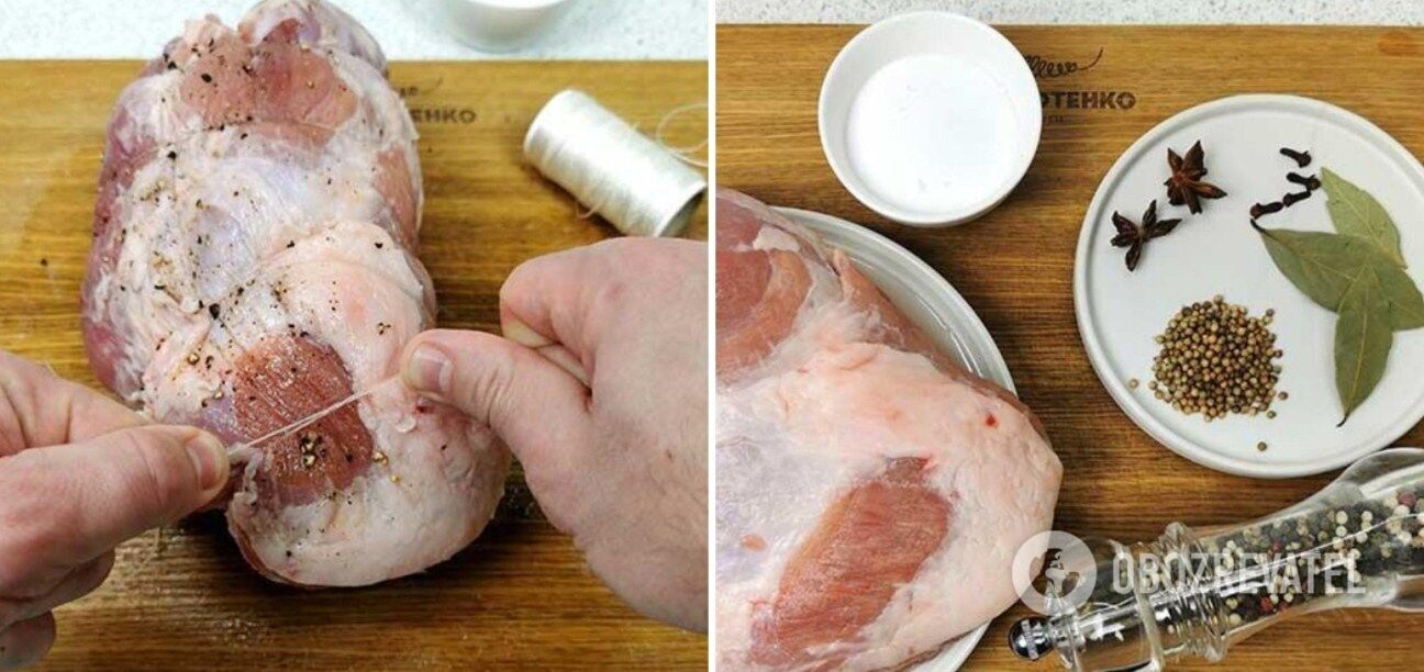 How to cook boiled ham