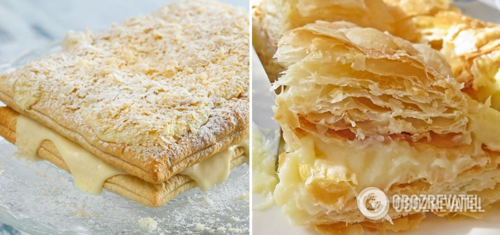 How to replace puff pastry in a cake