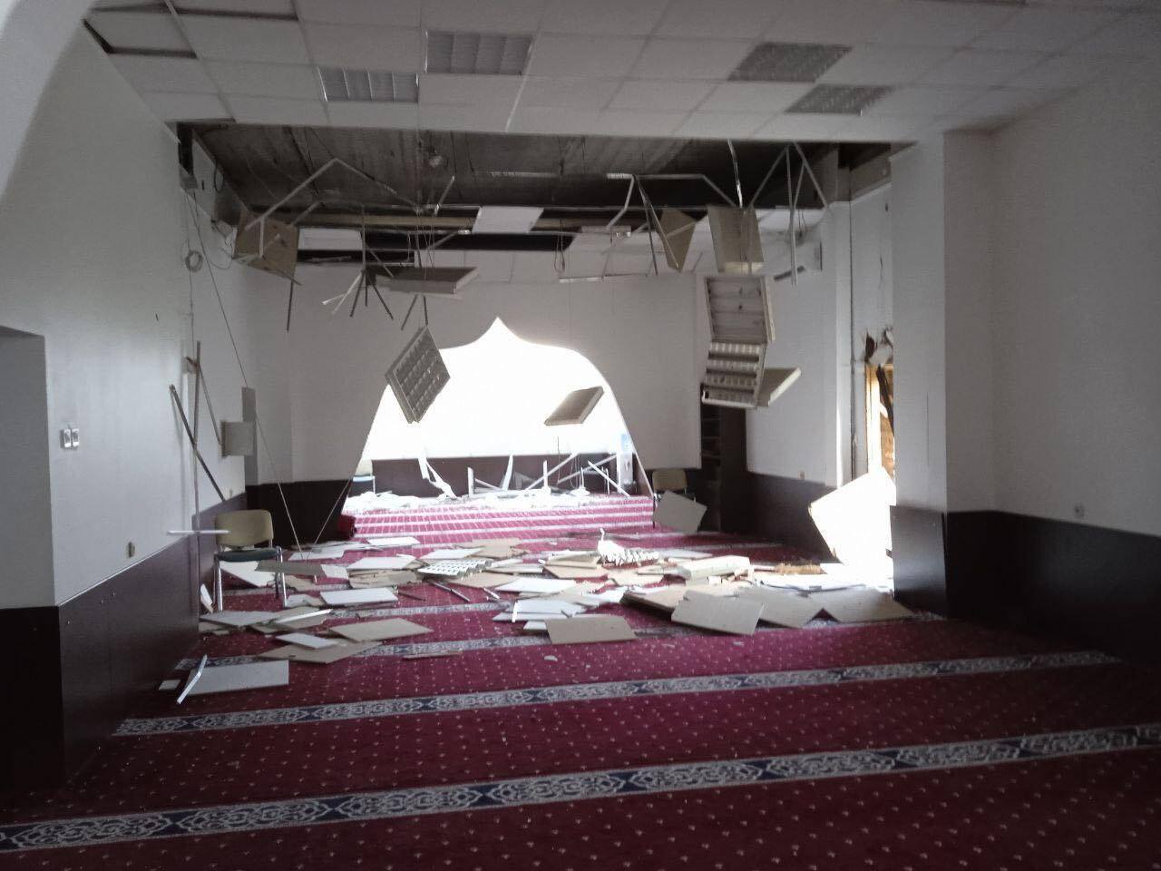 A Russian missile damaged the building of the Islamic Cultural Center in Kyiv. All the details, photos and videos