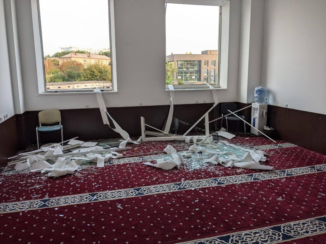 A Russian missile damaged the building of the Islamic Cultural Center in Kyiv. All the details, photos and videos