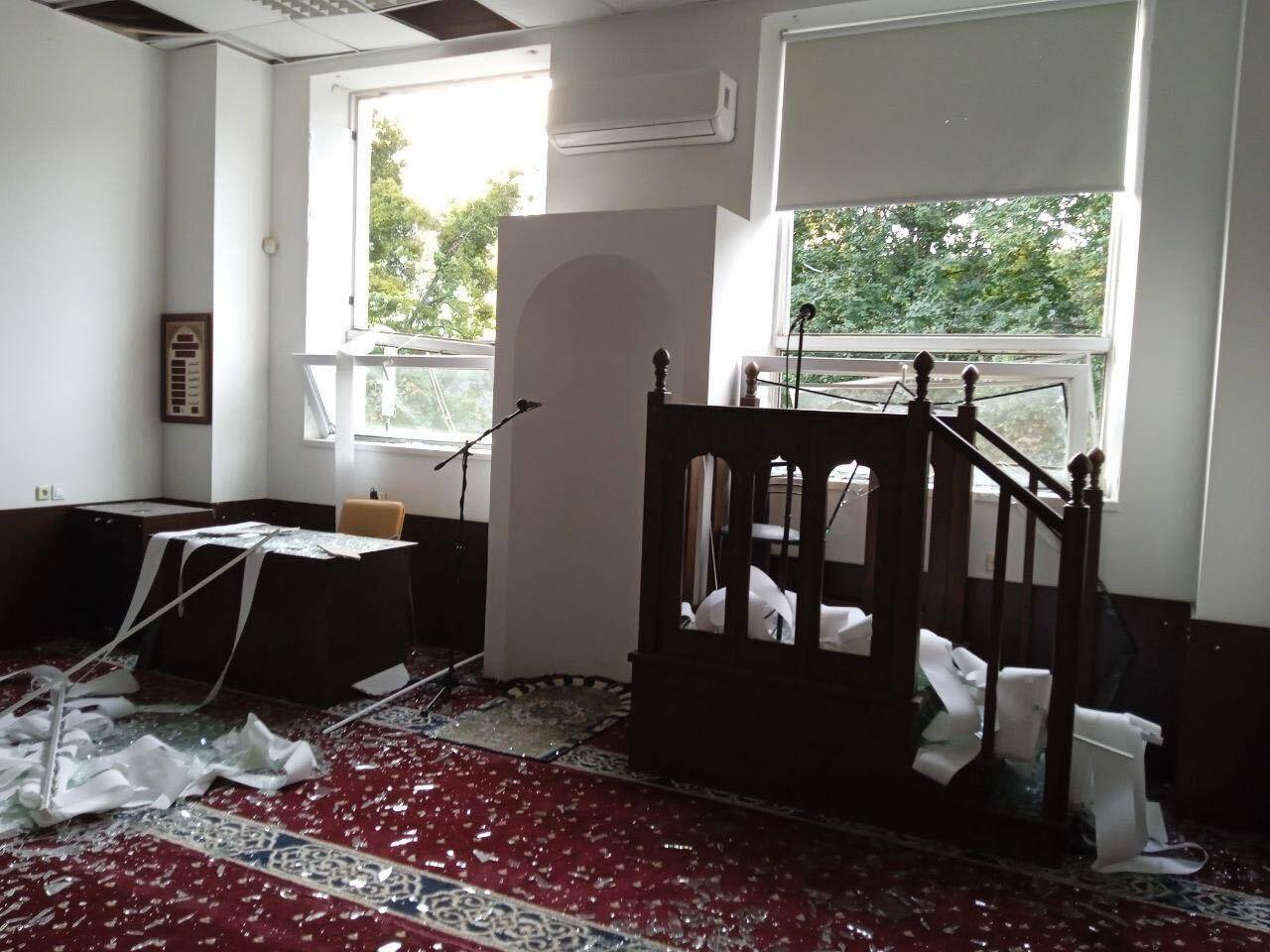 A Russian missile damaged the building of the Islamic Cultural Center in Kyiv. All the details, photos and videos