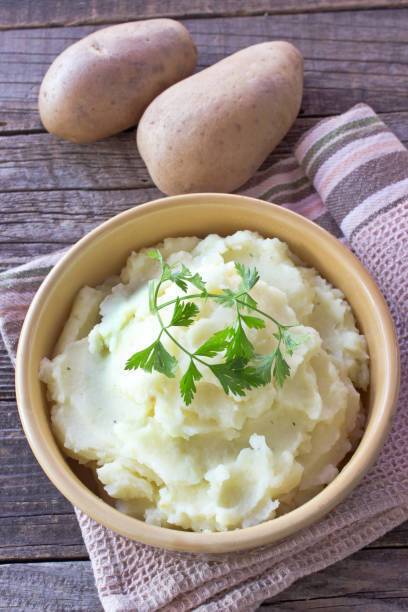 Mashed potatoes for filling