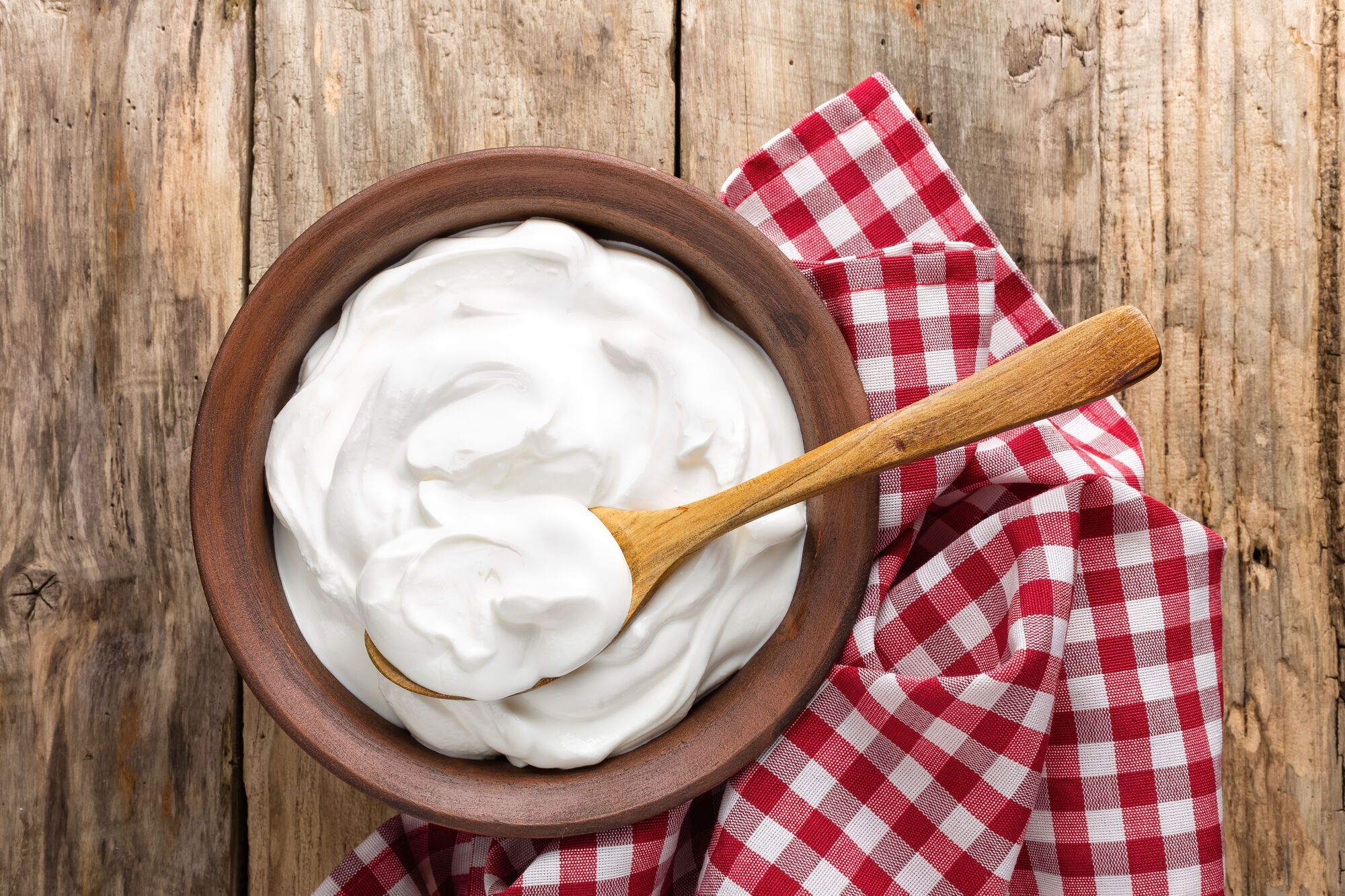 Natural sour cream