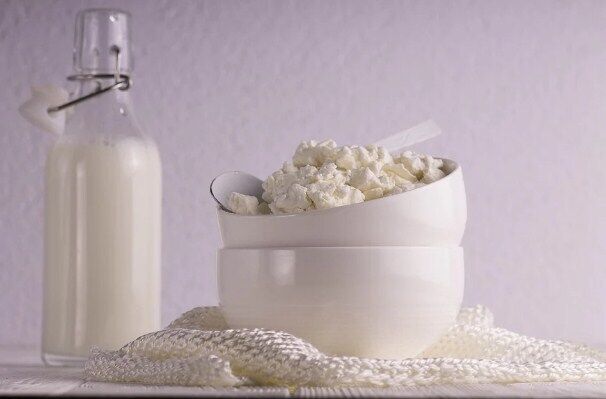 Cottage cheese for dough