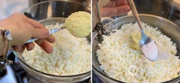 Preparing the dough