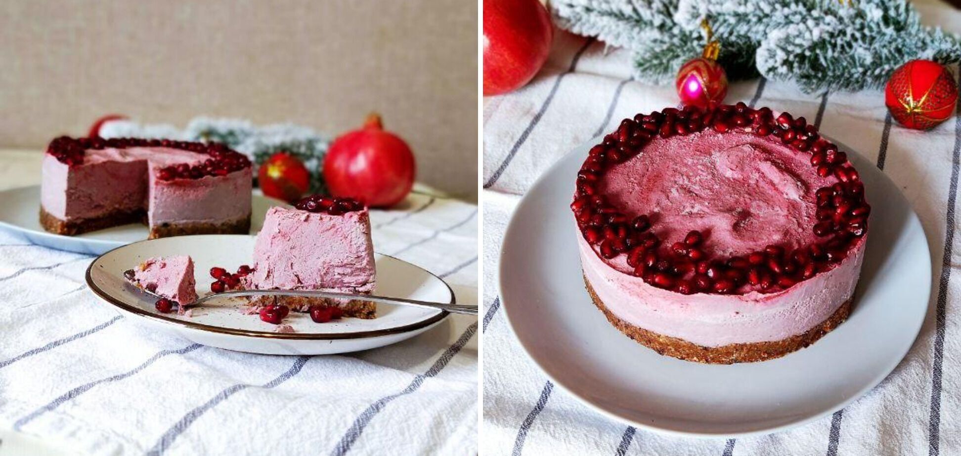 Ready-made cherry cheesecake