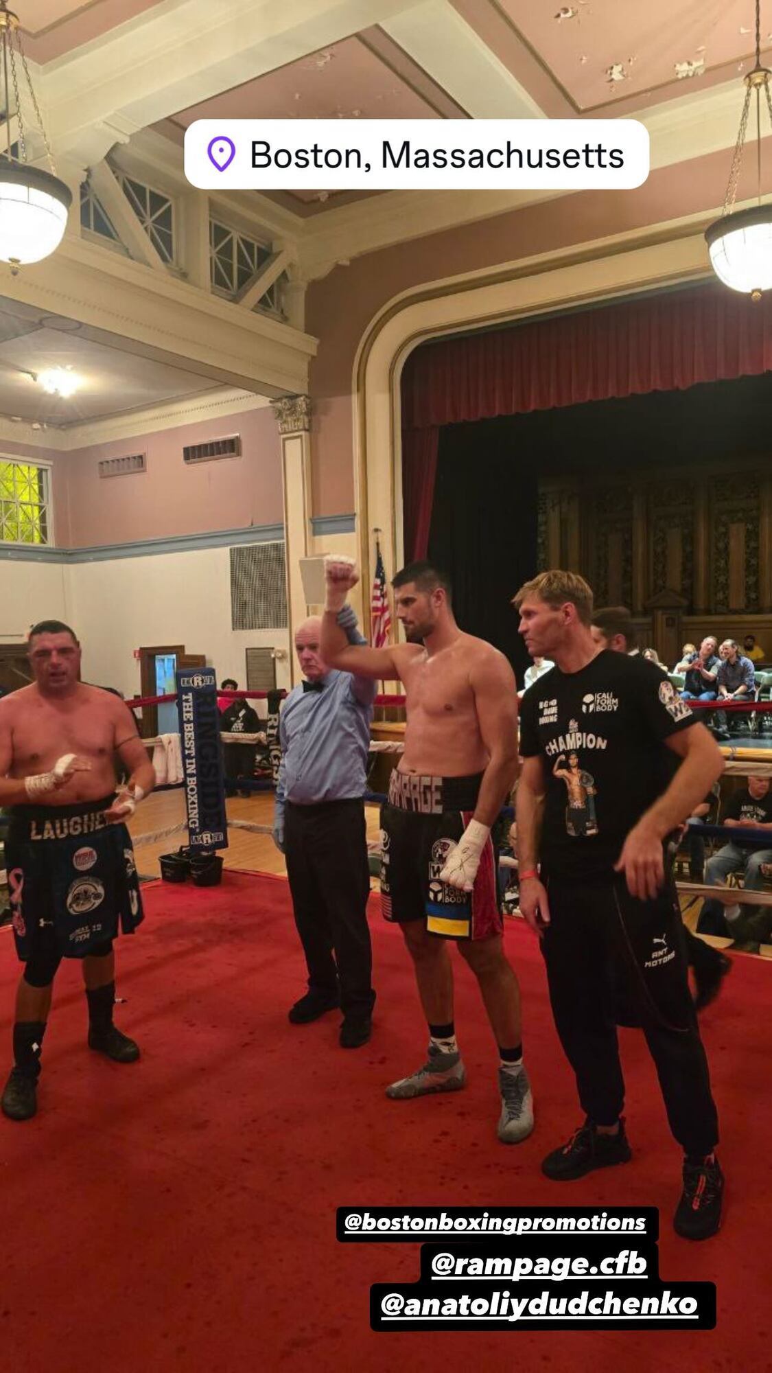 Unbeaten Ukrainian super heavyweight wins championship fight in the US