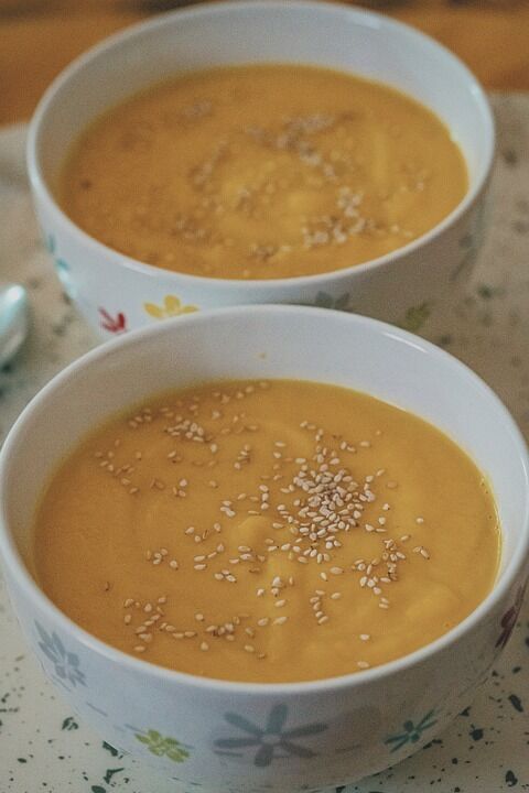 Carrot miso soup