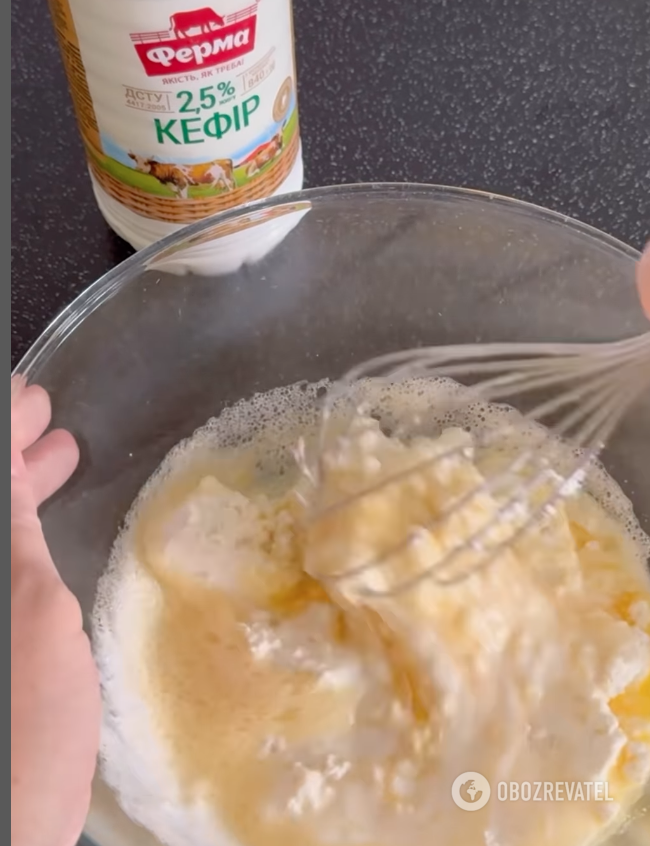 Preparing the dough