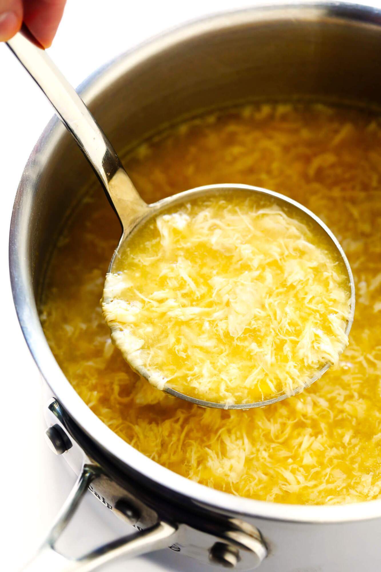 Egg soup.