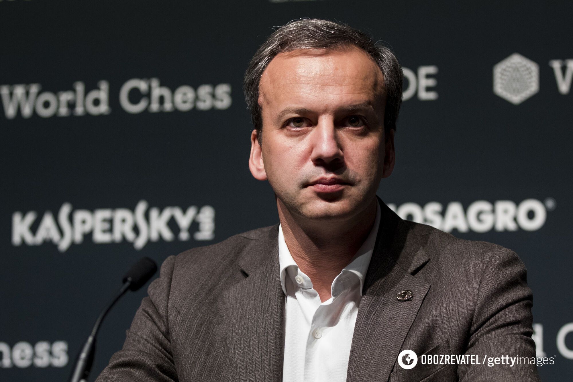 FIDE President Arkady Dvorkovich.