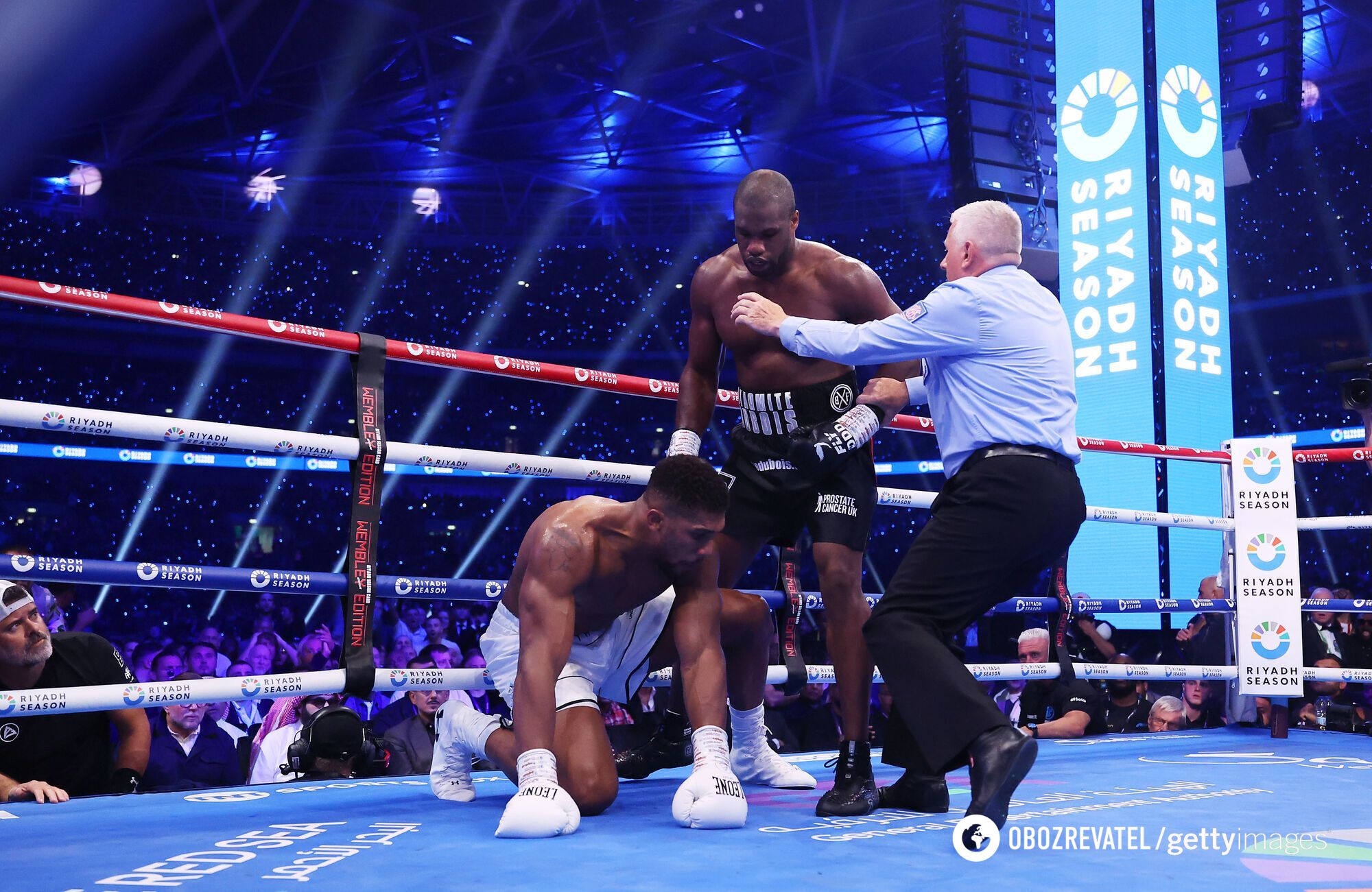 Joshua sensationally loses to Dubois by knockout, getting knocked down twice during the fight. Video