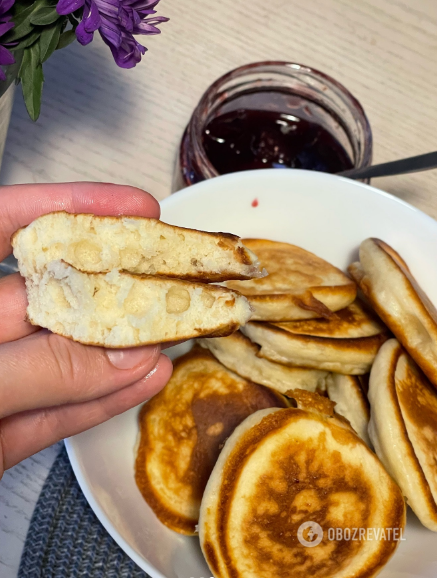 Fluffy pancakes like grandma's: a recipe with exact proportions