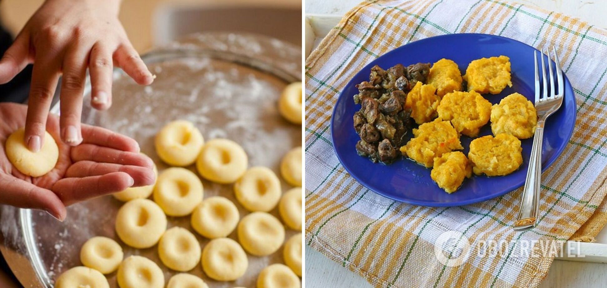 Pumpkin and parmesan halušky