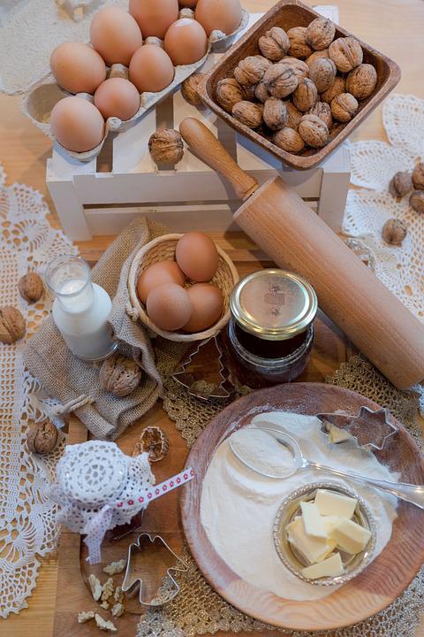 Butter dough for homemade cookies and gingerbread