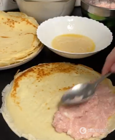 Chebureks from thin crepes: no need to roll out the dough