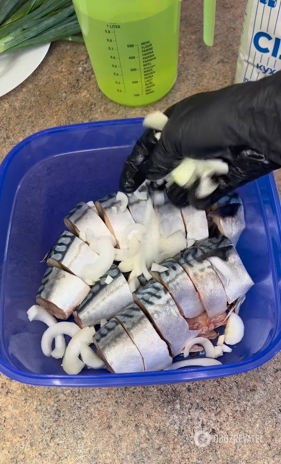 Mackerel for cooking