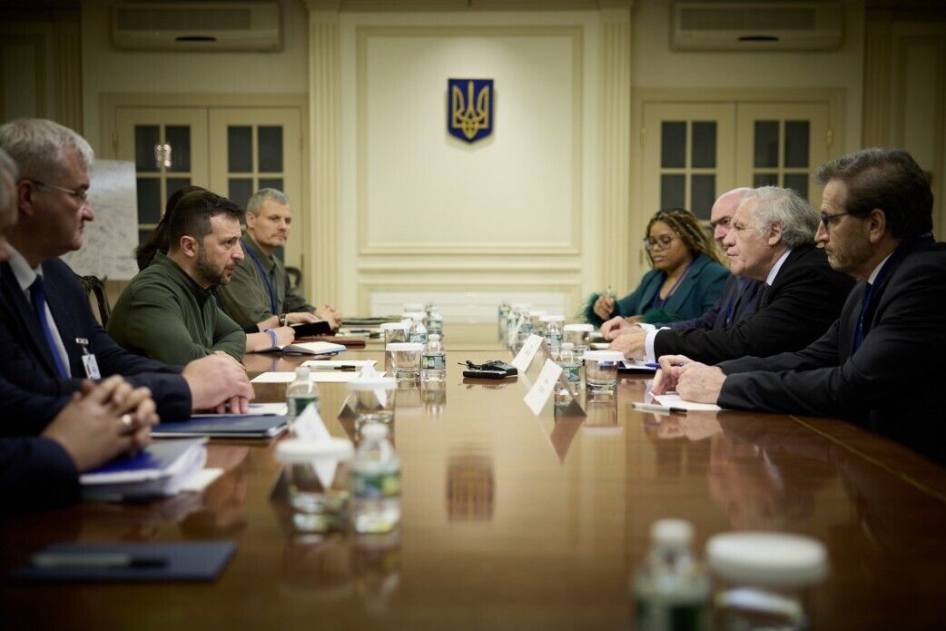 Implementation of the Peace Formula and preparations for the second Peace Summit: Zelensky met with the OAS Secretary General in New York. Photos and video