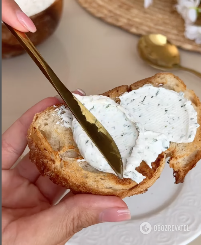 Ready-made cream cheese