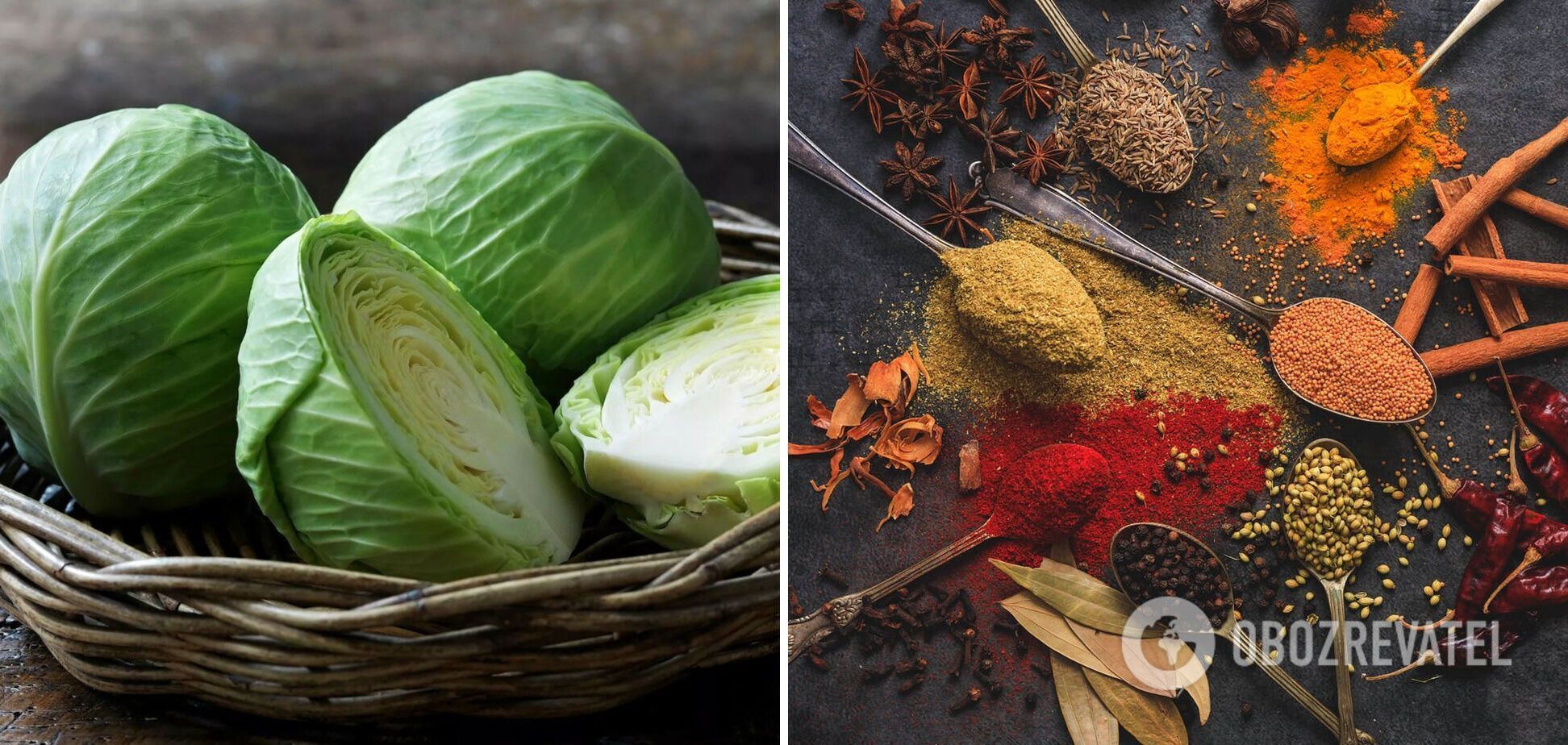 Spices for stewed cabbage