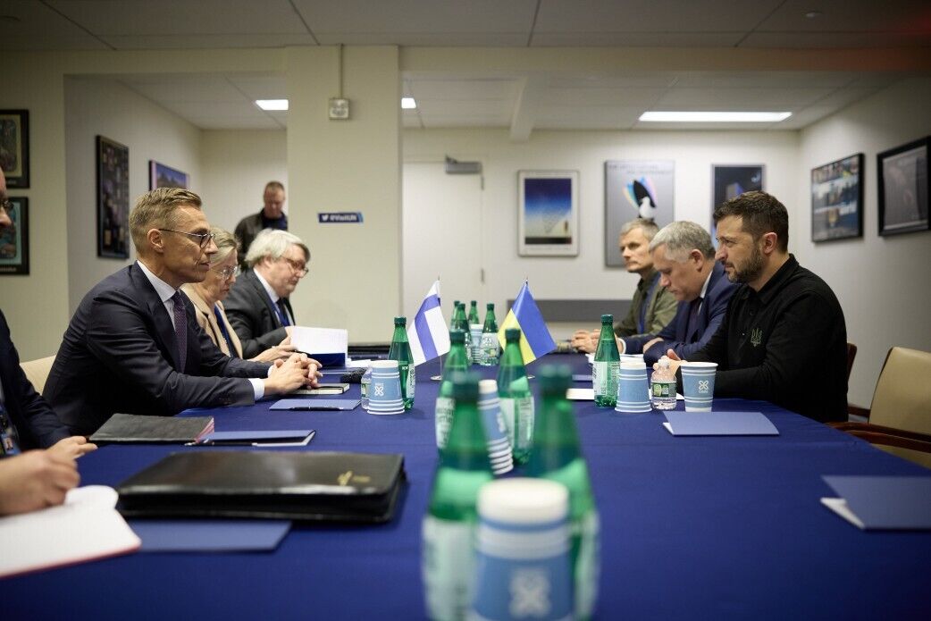 Zelenskyy meets with President of Finland in New York to discuss defense cooperation and other needs of Ukraine. Photo and video