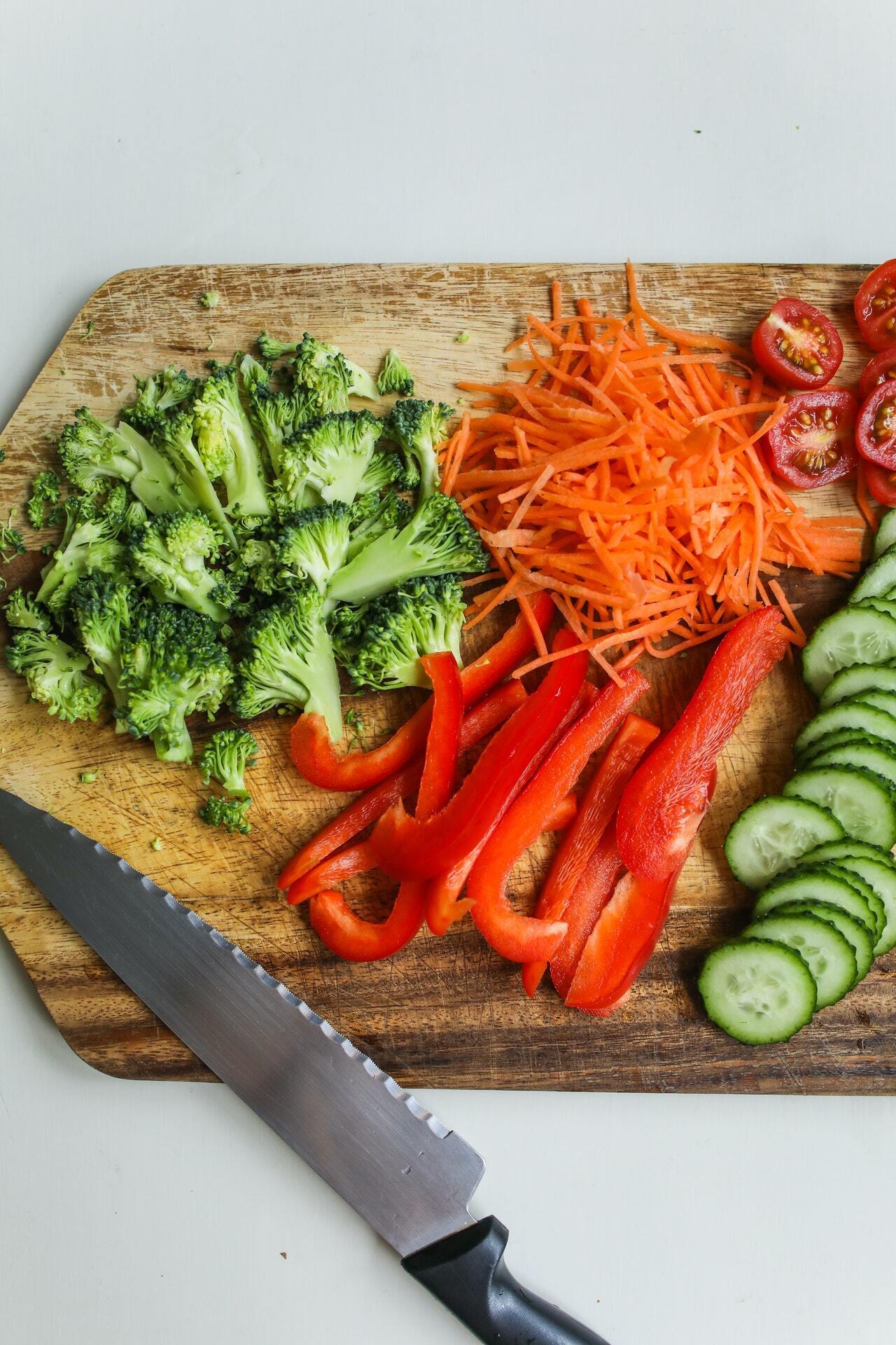 Vegetables speed up digestion.