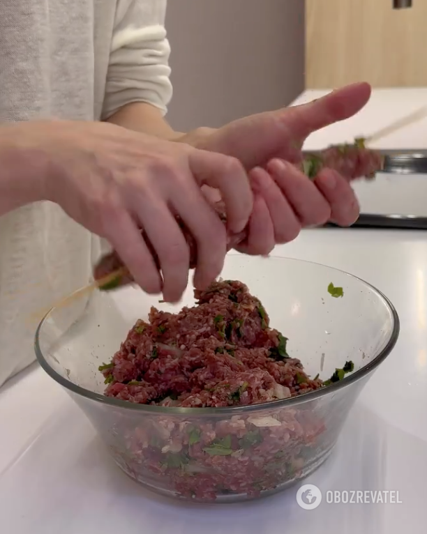 Preparation of the dish