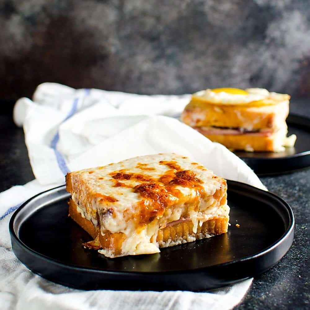 Breakfast in 10 minutes: a hot croque monsieur sandwich