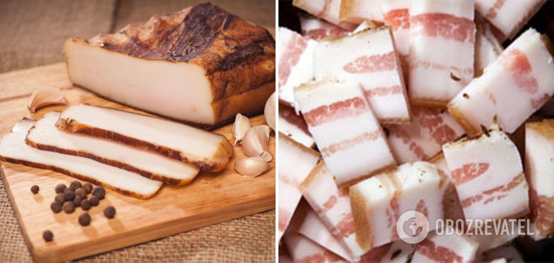 Lard with smoked flavor