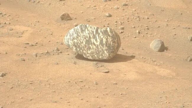 Strange ''zebra stone'' found on Mars that may shed light on the Red Planet's past