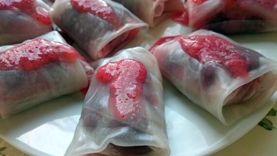 Cherry dumplings