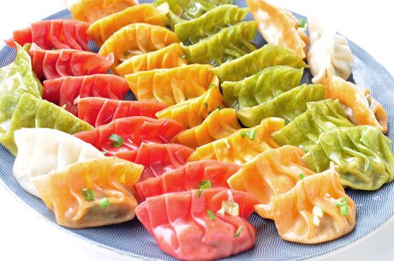 Colorful dumplings