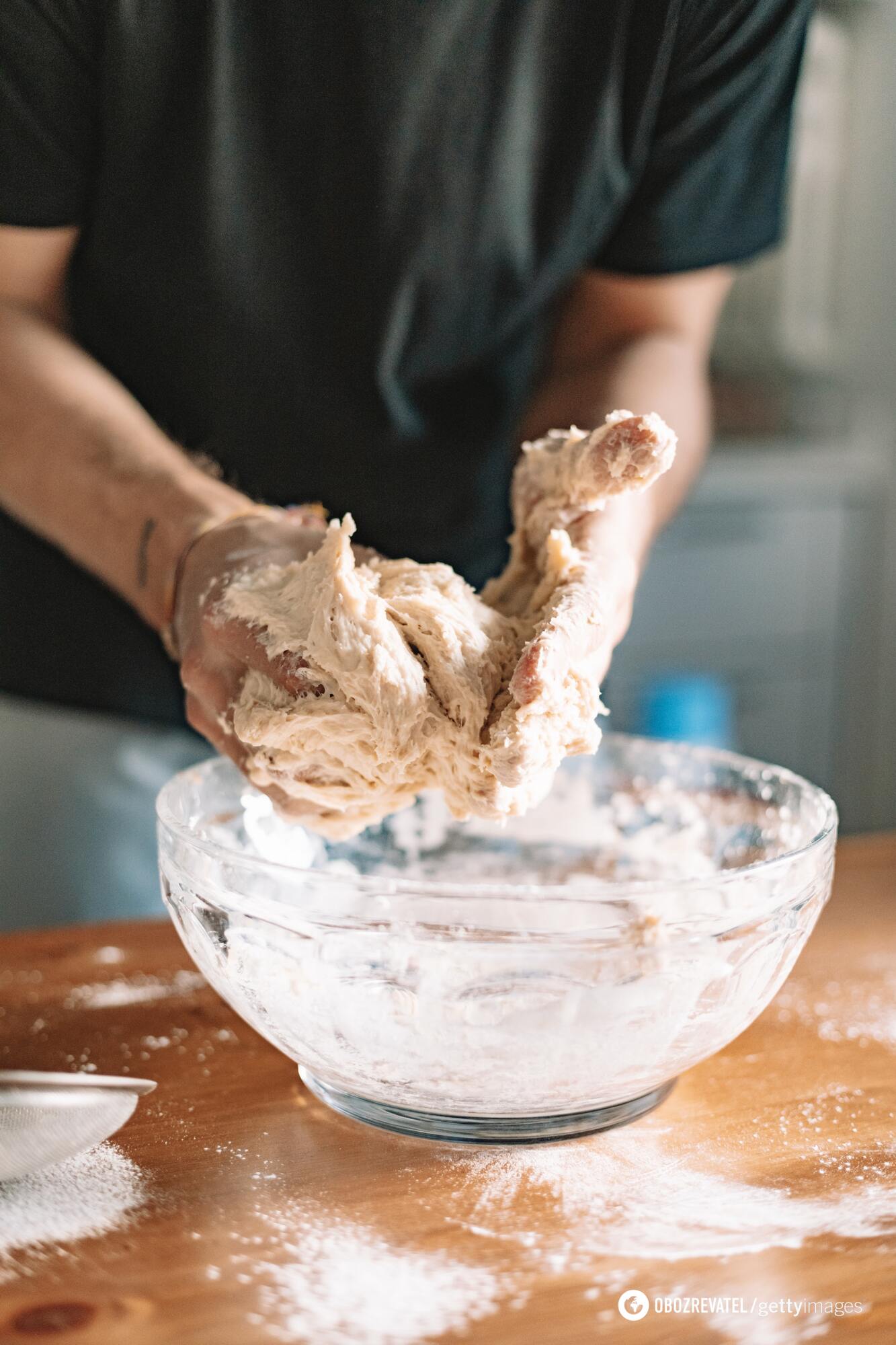 How to cook dough for belyashi.