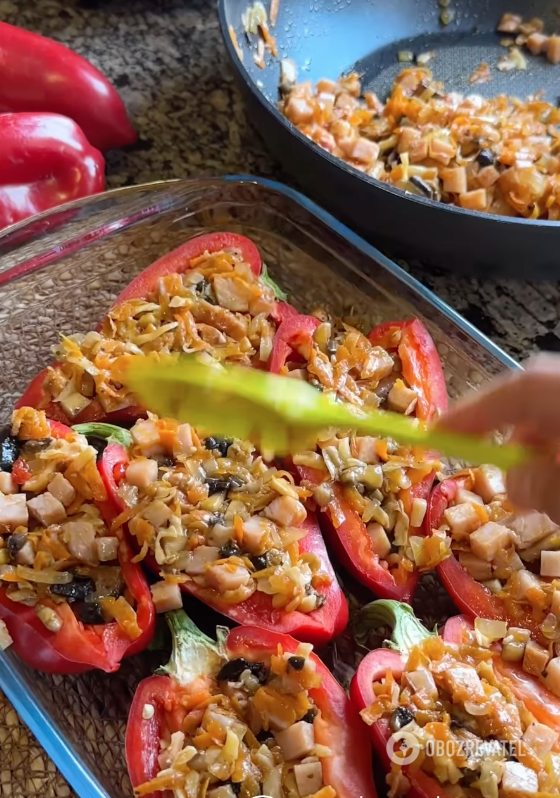 Delicious stuffed peppers