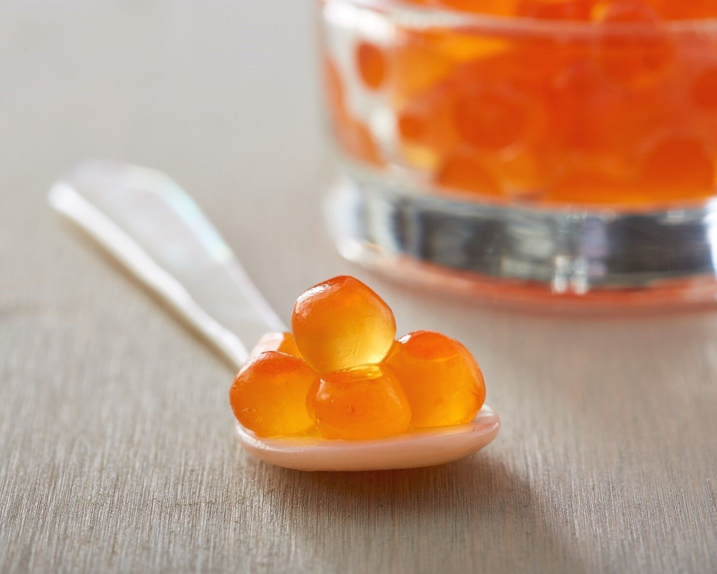 Red caviar is "abundant" in polyunsaturated omega-3 fatty acids.