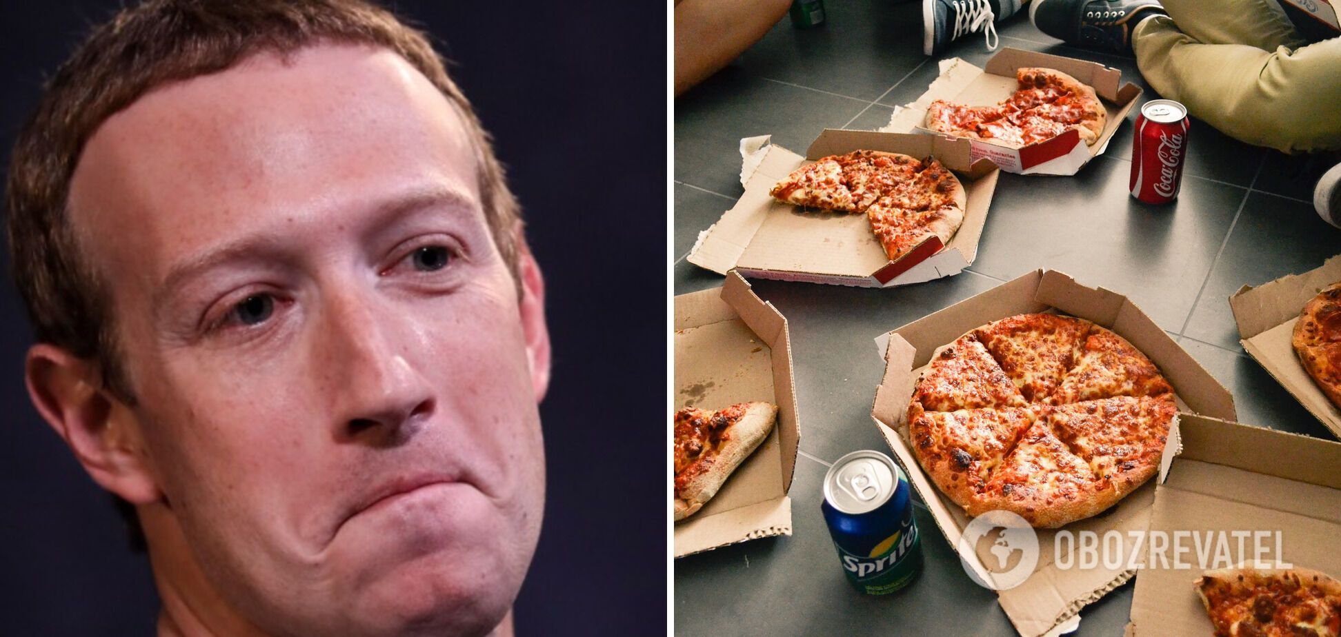 Zuckerberg is not picky about food