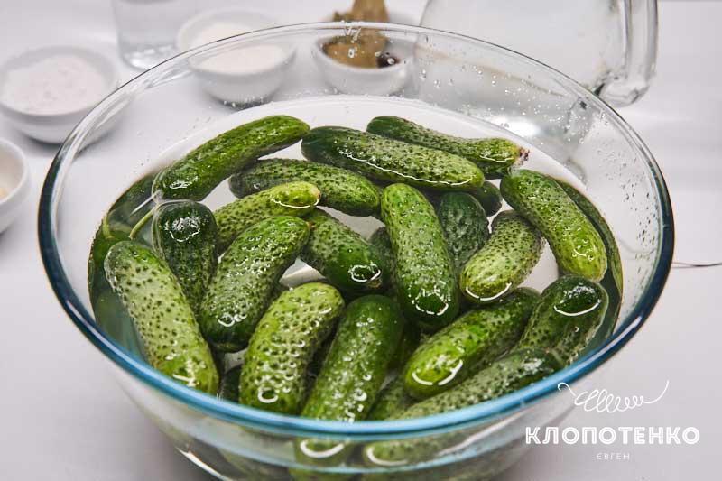 Homemade cucumbers