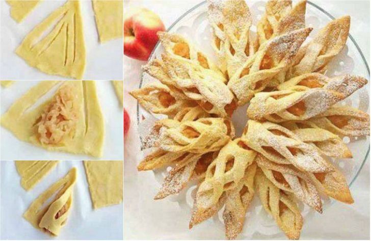 Cookies with apples