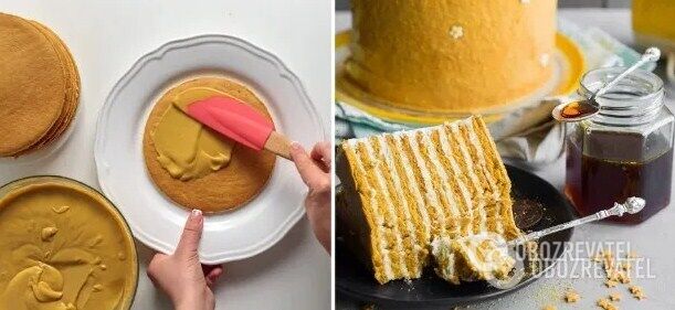 How to quickly cook Honey cake