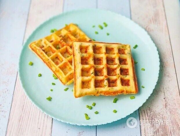 Potato waffles.